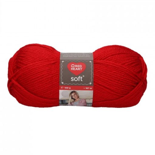 Red Heart Soft - Piros