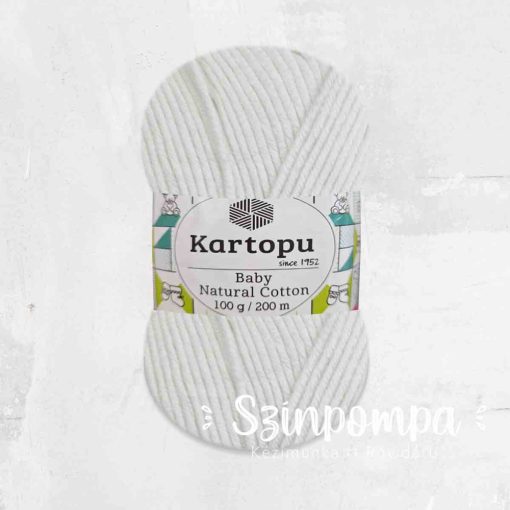 Kartopu Baby Natural Cotton - Fehér - 010