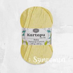 Kartopu Baby Natural Cotton - Világossárga - 333