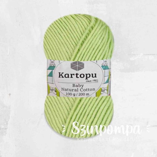 Kartopu Baby Natural Cotton - Sárgászöld - 389