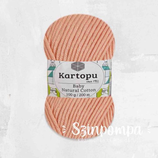 Kartopu Baby Natural Cotton - Világoskoral - 6259