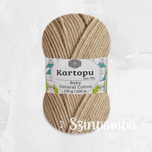 Kartopu Baby Natural Cotton - Drapp - 837