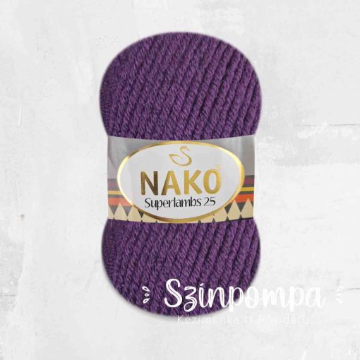 Nako Superlambs 25 - Sötétlila - 6767